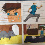 tranh vẽ cuối khóa manga comics của Hoàng Khôi