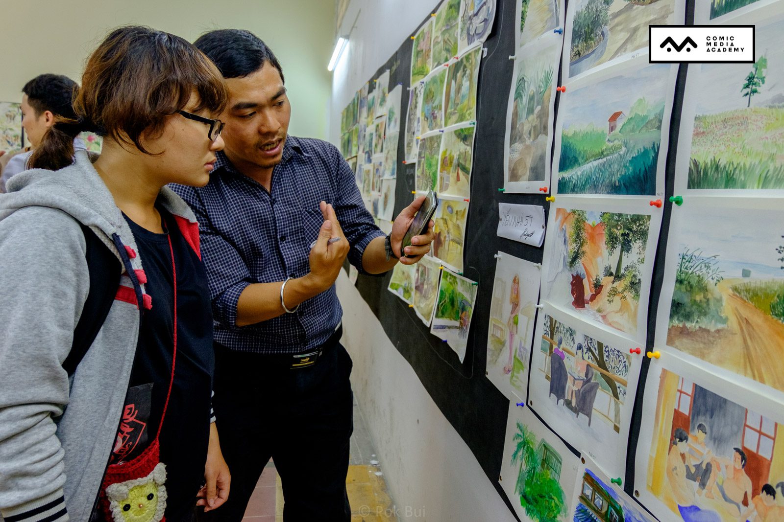 Triển lãm tranh vẽ kỳ thực tế Đà lạt